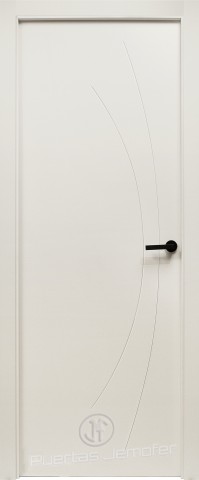 puerta lacada blanca deseño vela