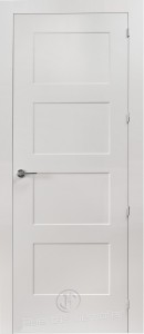 puerta lacada blanca 4 cuadros